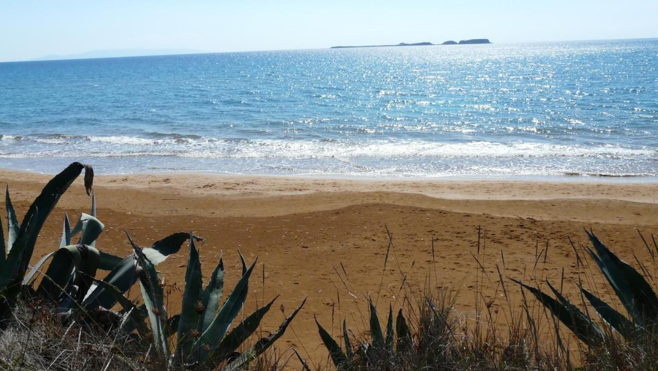 Villa Emmanouela Xi Beach Bagian luar foto